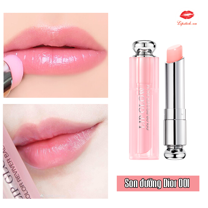 Review Son Dưỡng Dior 001 Pink Addict Lip Glow Màu Hồng 5570