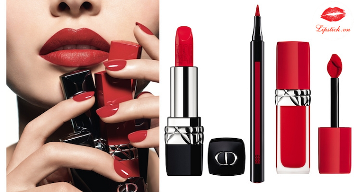 Son Dior Rouge 999 Matte Màu Đỏ Tươi  satin velvet full size khắc tên son  dior miễn phí Lipstick  Shopee Việt Nam