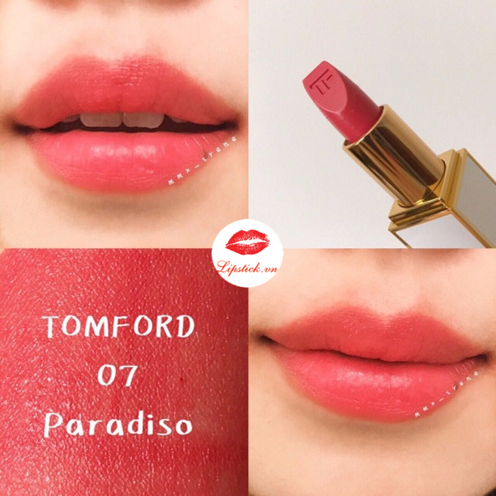 Review Son Tom Ford 07 Paradiso Lip Color Sheer Hồng Cam